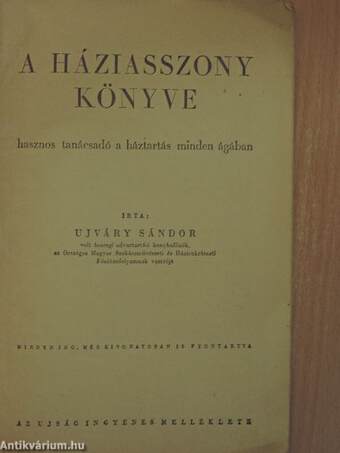 A háziasszony könyve