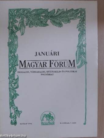 Magyar Fórum 1994. (nem teljes évfolyam)