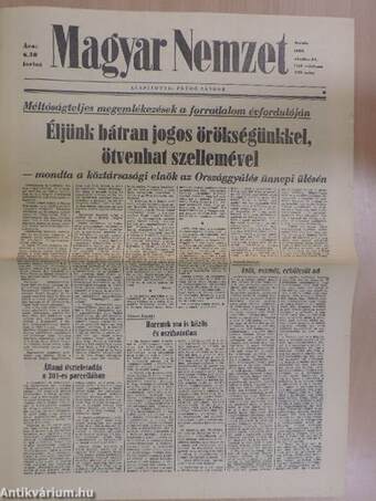 Magyar Nemzet 1990. október 24.