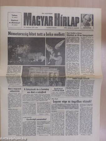 Magyar Hírlap 1990. október 4.