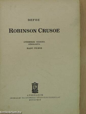 Robinson Crusoe