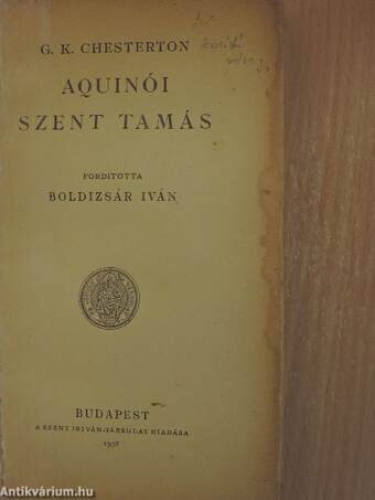 Aquinói Szent Tamás