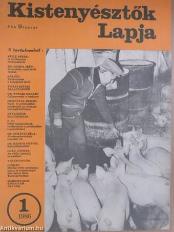 Kistenyésztők Lapja 1986. (nem teljes évfolyam)