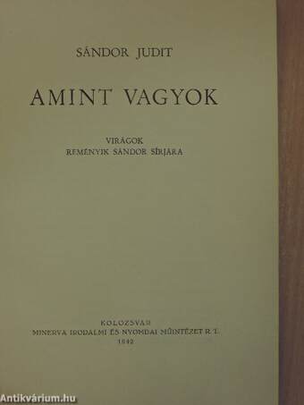 Amint vagyok