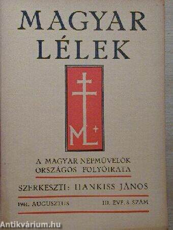 Magyar Lélek 1941. augusztus