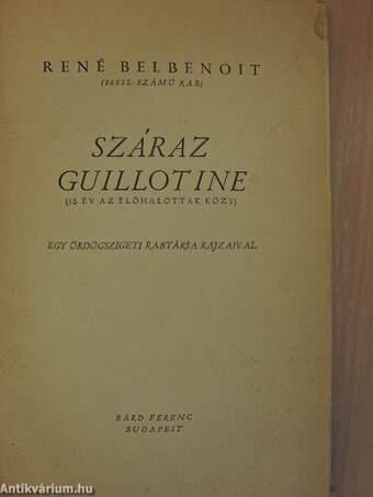 Száraz guillotine