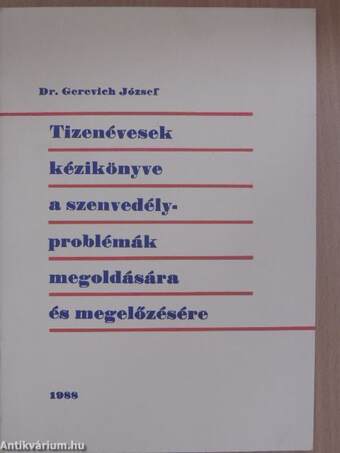 Tizenévesek kézikönyve a szenvedélyproblémák megoldására és megelőzésére