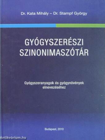 Gyógyszerészi szinonimaszótár