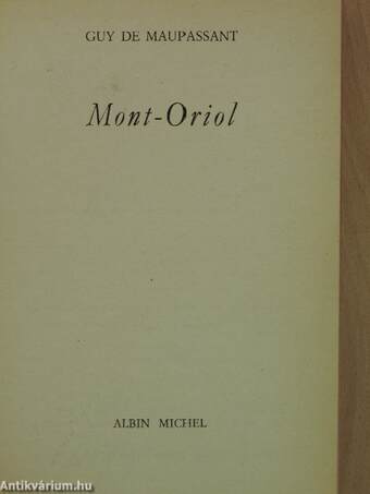 Mont-Oriol