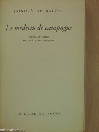 Le medecin de campagne