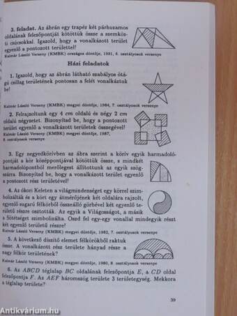 Szakköri feladatok matematikából 7-8. osztály