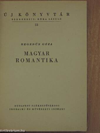 Magyar romantika