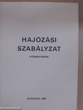 Hajózási szabályzat