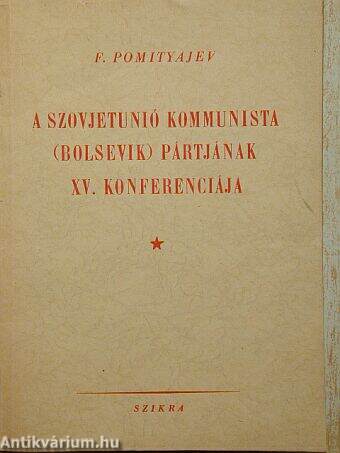 A Szovjetunió Kommunista (bolsevik) Pártjának XV. konferenciája