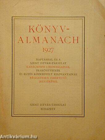 Könyv-almanach 1927