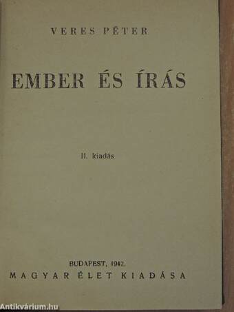 Ember és írás