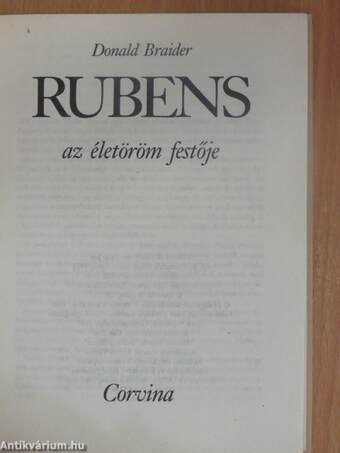 Rubens az életöröm festője