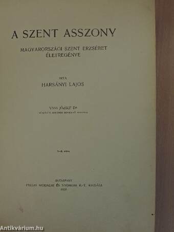 A szent asszony