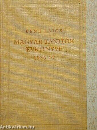 Magyar tanítók évkönyve 1936-37