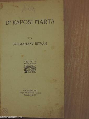 Dr. Kaposi Márta