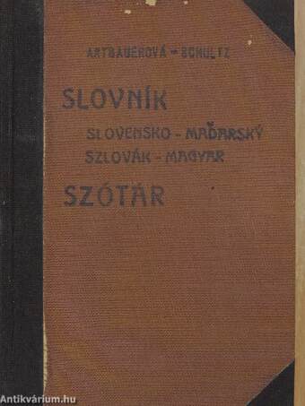 Szlovák-magyar szótár