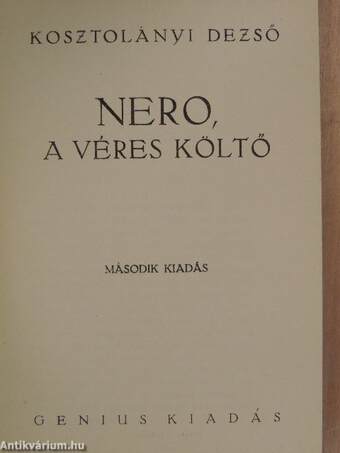 Nero, a véres költő