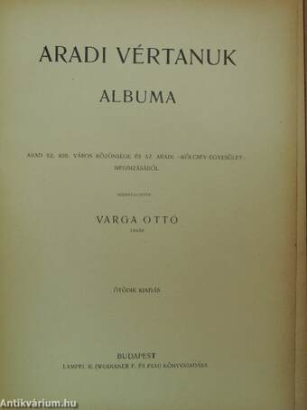 Aradi Vértanuk Albuma.