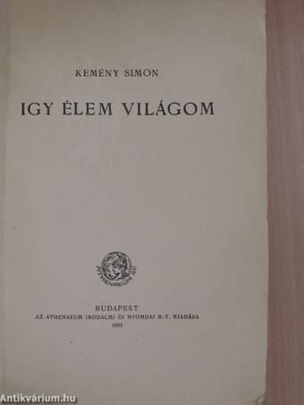 Igy élem világom