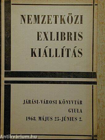 Nemzetközi exlibris kiállítás