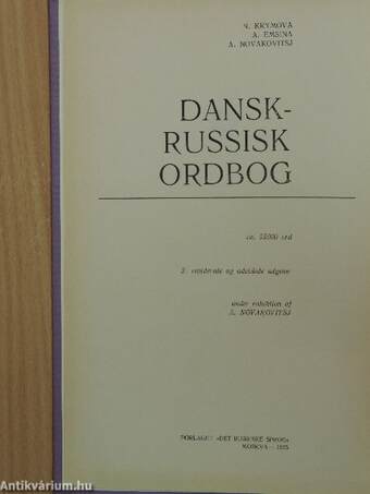 Dansk-russisk ordbog