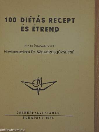 100 diétás recept és étrend