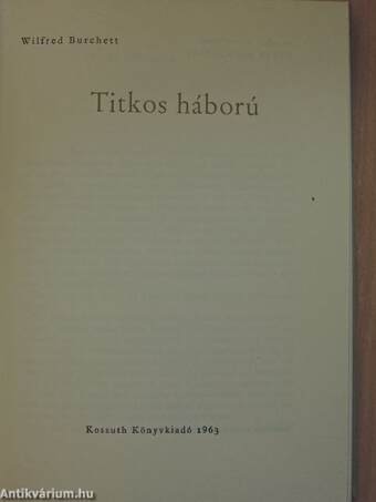 Titkos háború