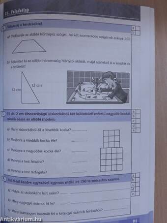 Felvételi feladatok középiskolába készülőknek matematikából