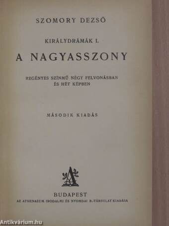 A nagyasszony