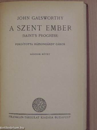 A szent ember I-II.