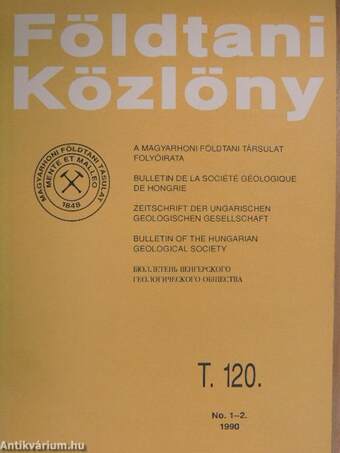 Földtani Közlöny 1990/1-4.