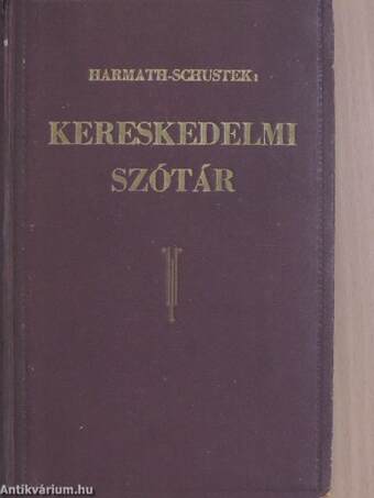 Kereskedelmi szótár II.