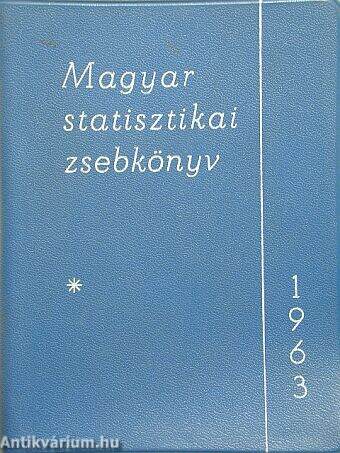 Magyar statisztikai zsebkönyv 1963.