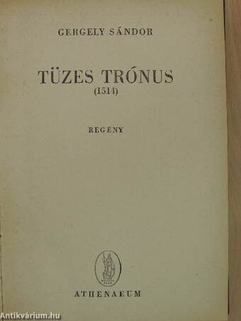 Tüzes trónus