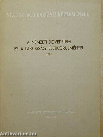 A nemzeti jövedelem és a lakosság életkörülményei 1962