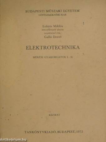 Elektrotechnika I-II.