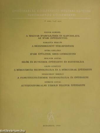 Építőipari és Közlekedési Műszaki Egyetem Tudományos Közleményei VI/1-2.