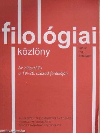 Filológiai közlöny 2010/1.