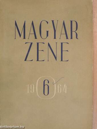 Magyar Zene 1964/6.