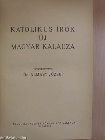 Katolikus írók új magyar kalauza