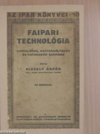 Faipari technológia