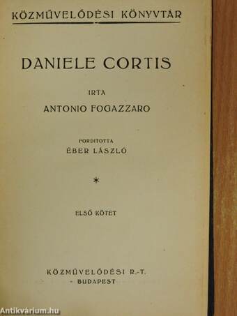Daniele Cortis I-II.