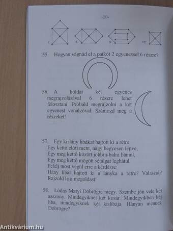 Matematikai fejtörők/Matematikai fejtörők 2. osztályosoknak c. feladatgyűjtemény feladatainak megoldása