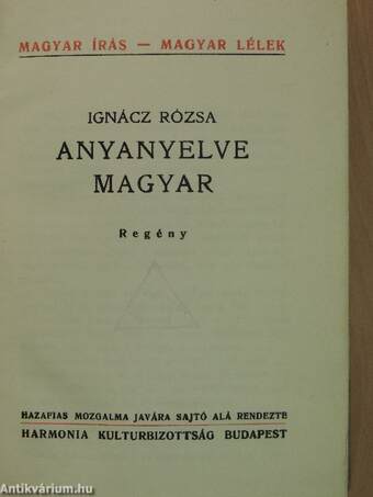 Anyanyelve magyar