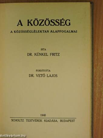 A közösség